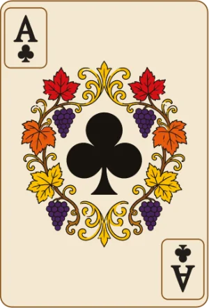 Ace of clubs, 11 points