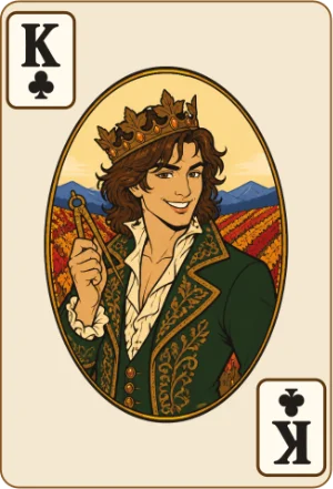 King of clubs, 3 points